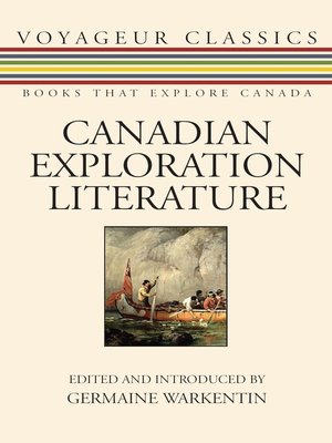 cover image of Canadian Exploration Literature